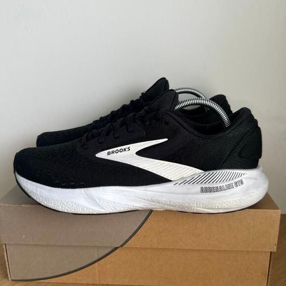 Brooks Adrenaline GTS Black/White Men Running Sneakers- 10.5 main image 9